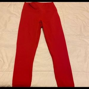 BRAND NEW red fabletics leggings